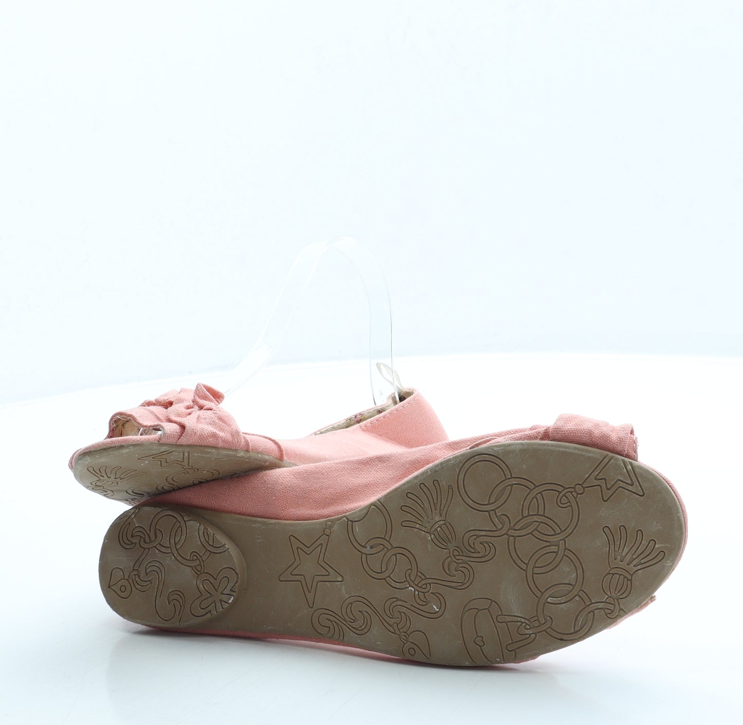 Atmosphere Womens Pink Polyester Flat UK 7 40