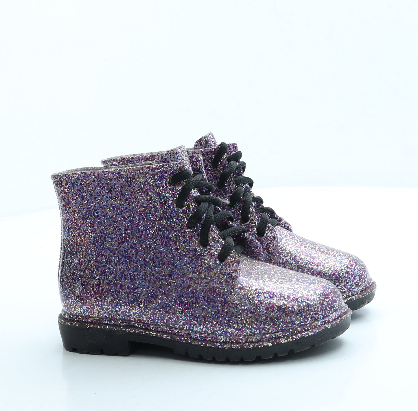 TU Girls Multicoloured Rubber Combat Boot UK 13