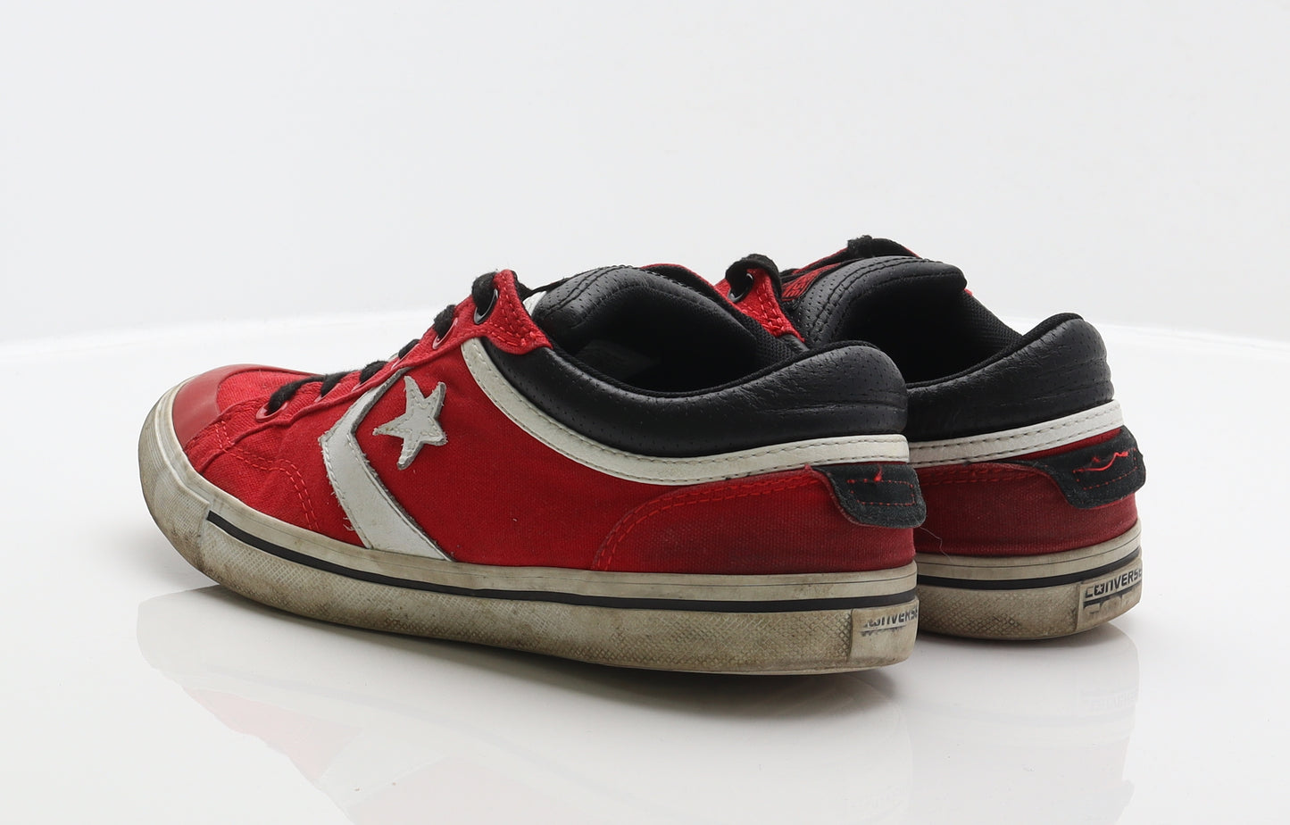 Converse Mens Red Geometric Fabric Trainer UK 10 44