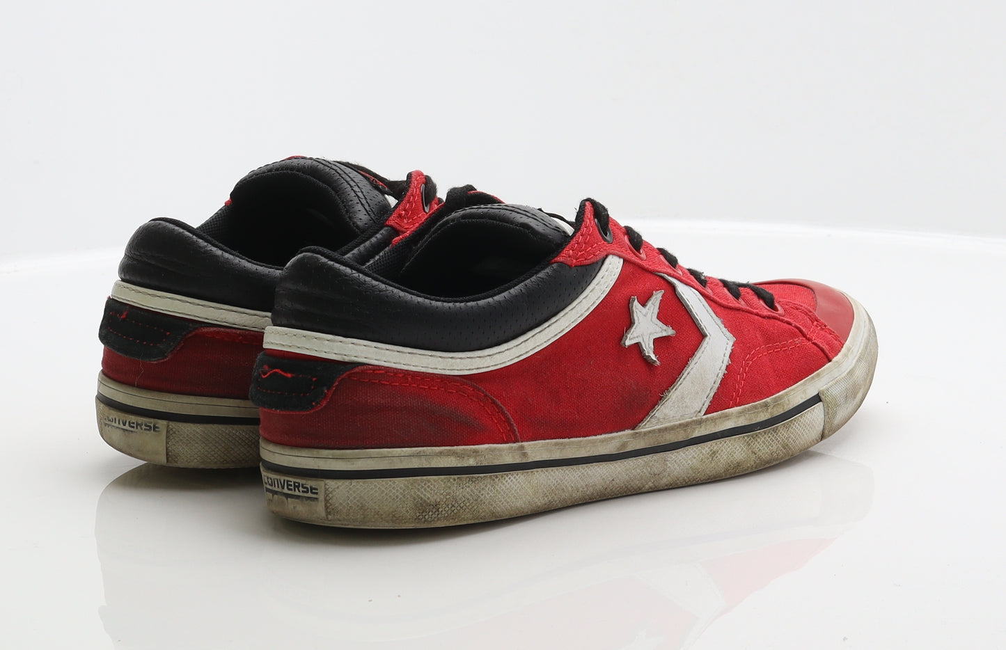 Converse Mens Red Geometric Fabric Trainer UK 10 44