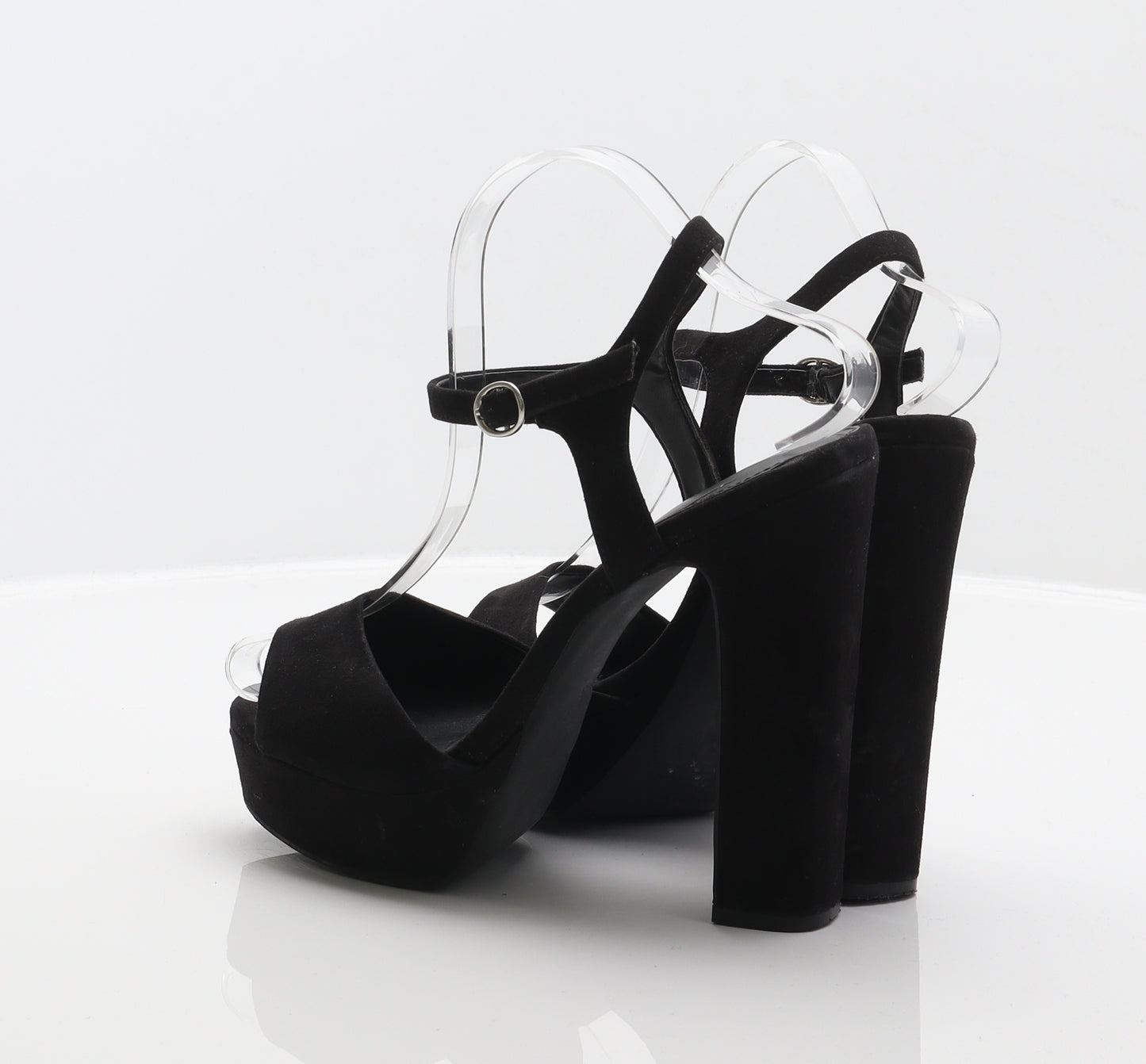 NEXT Womens Black Polyester Platform Heel UK 5 38