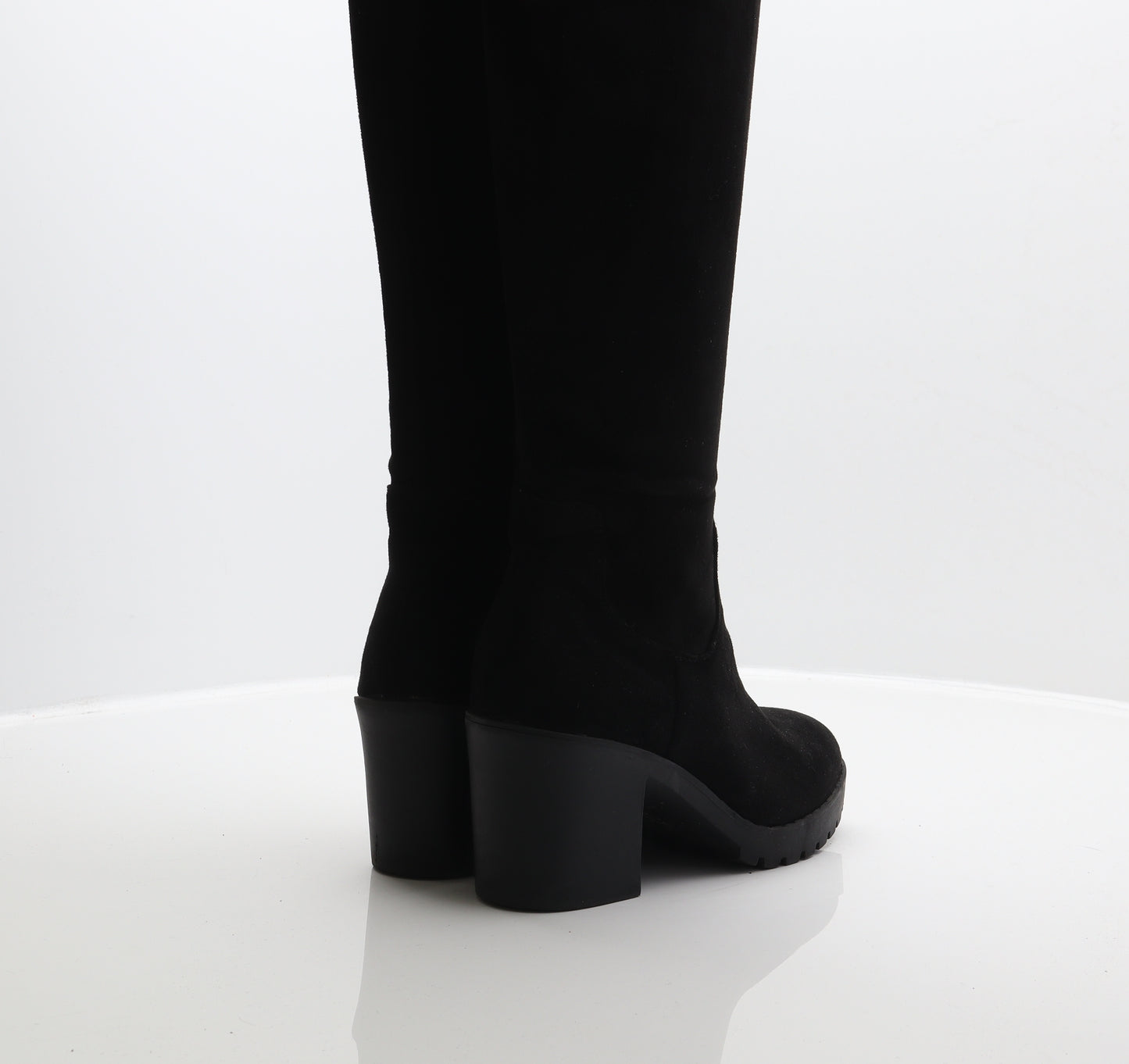 New Look Womens Black Polyester Slip On Boot UK 5 38