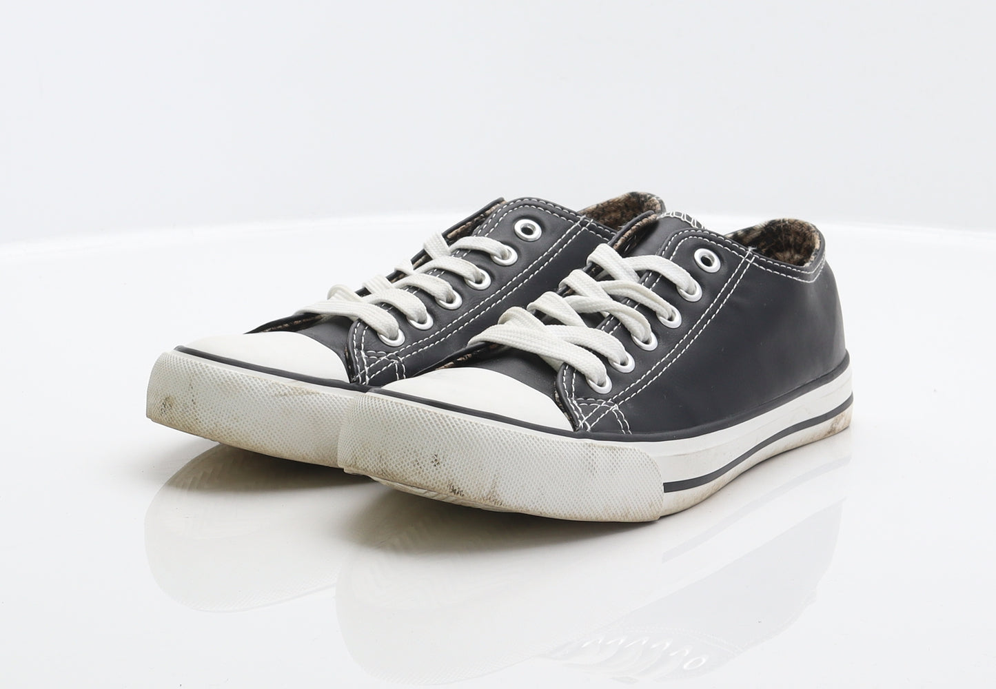 Dorothy Perkins Womens Black Synthetic Trainer UK 5