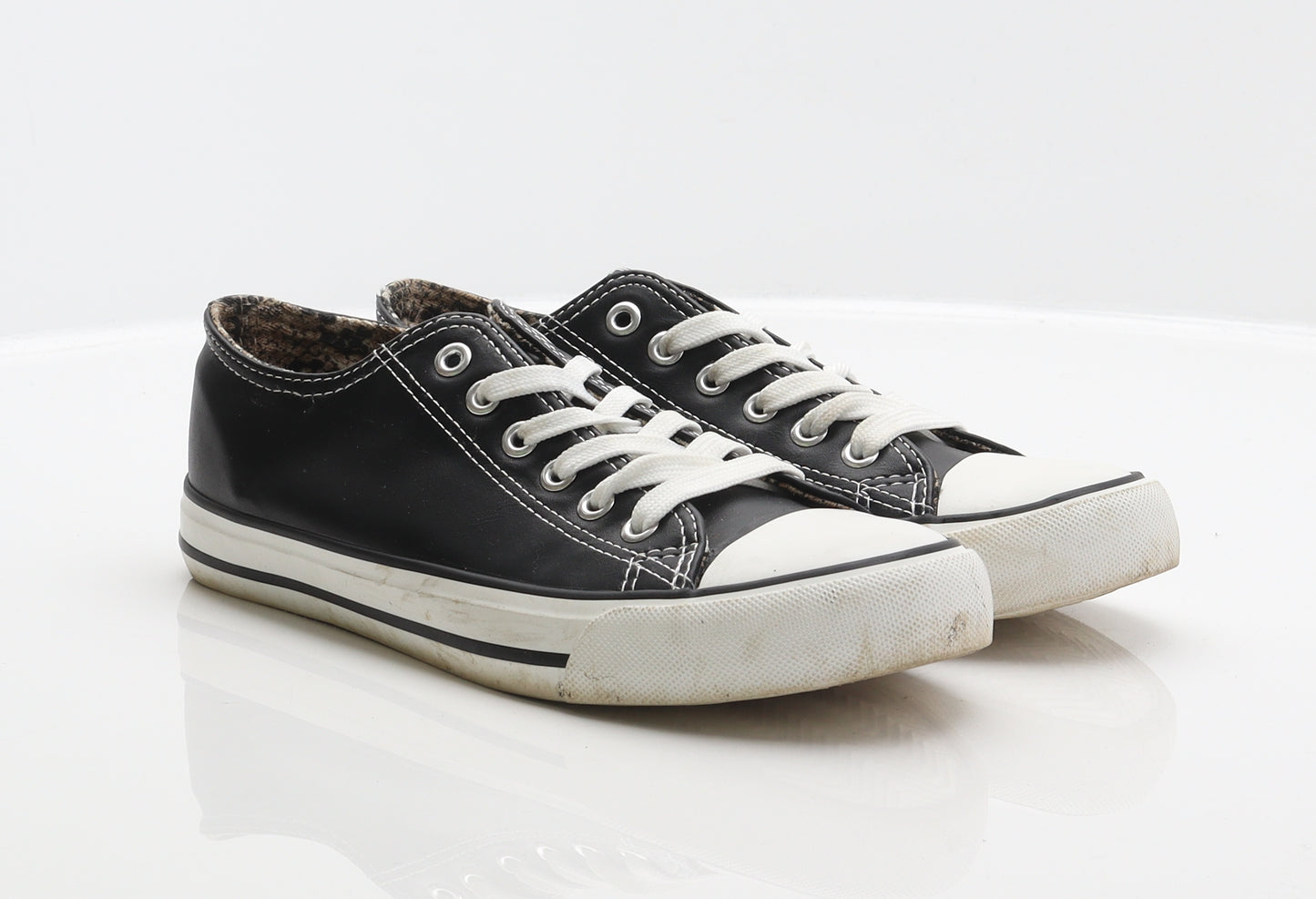 Dorothy Perkins Womens Black Synthetic Trainer UK 5