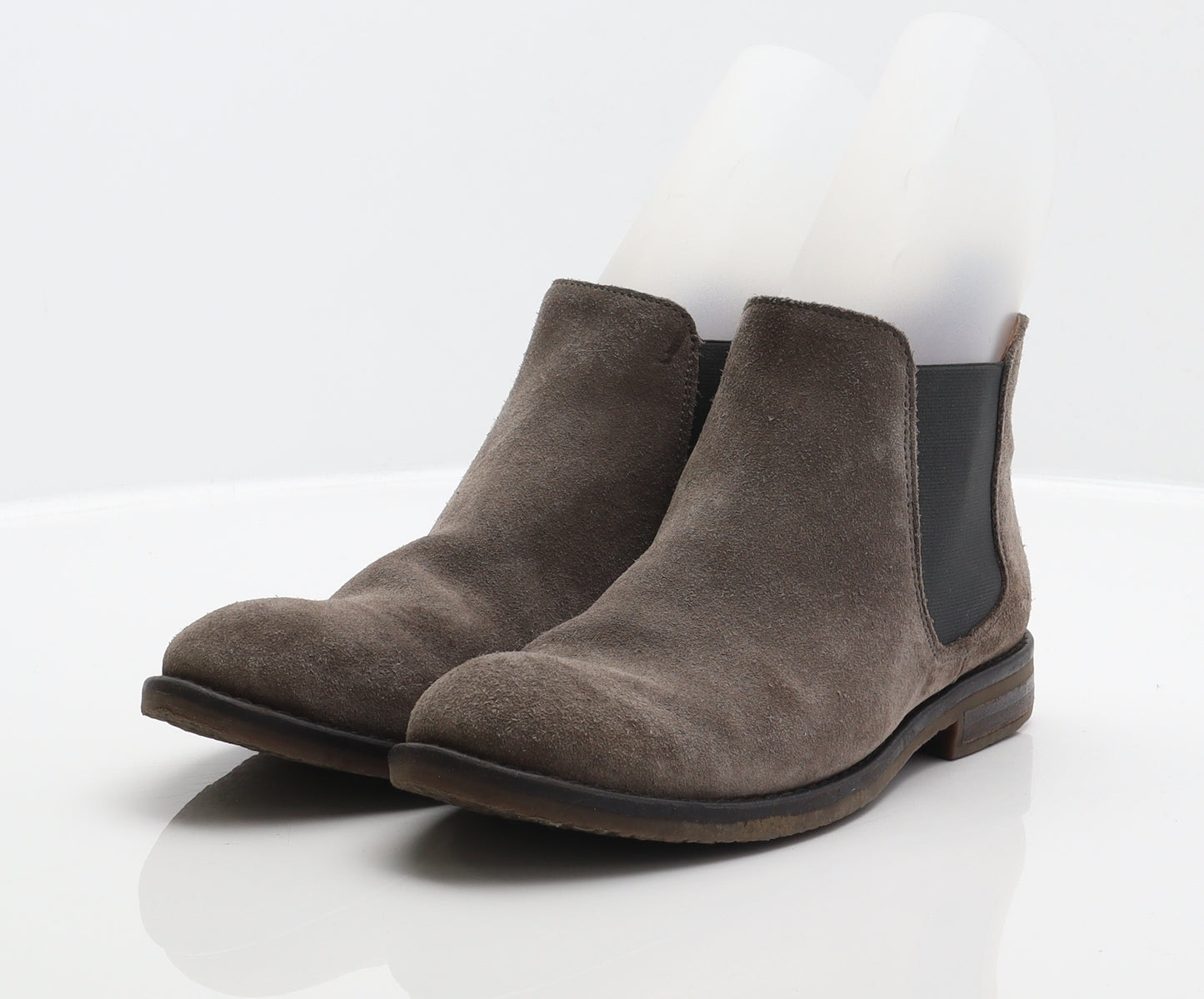 Jack Wills Womens Grey Suede Chelsea Boot UK 5