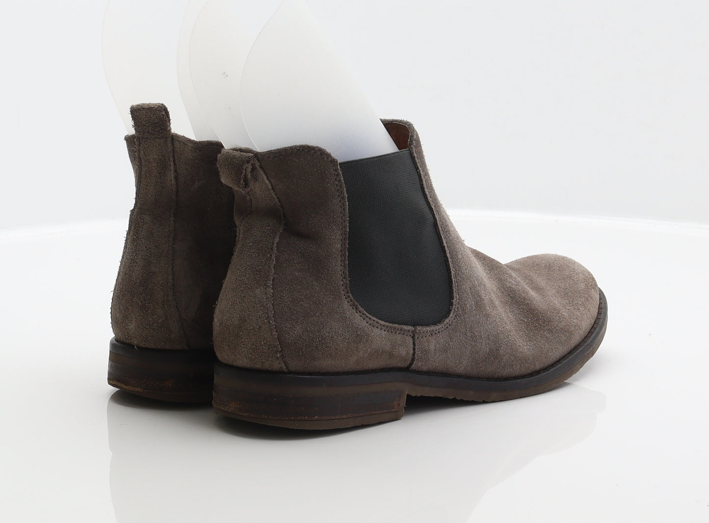 Jack Wills Womens Grey Suede Chelsea Boot UK 5