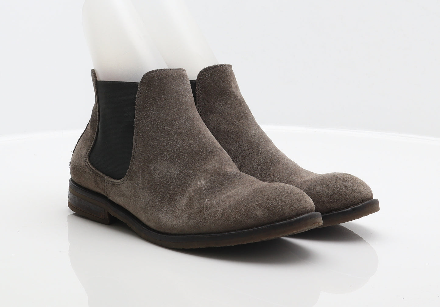 Jack Wills Womens Grey Suede Chelsea Boot UK 5