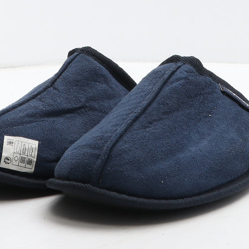 Tokyo Laundry Mens Blue Suede Slip On Slipper UK 9