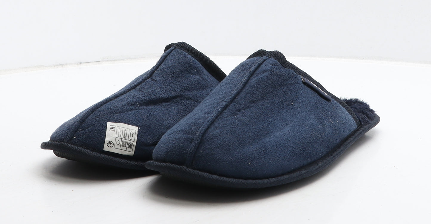 Tokyo Laundry Mens Blue Suede Slip On Slipper UK 9