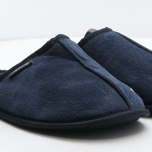 Tokyo Laundry Mens Blue Suede Slip On Slipper UK 9