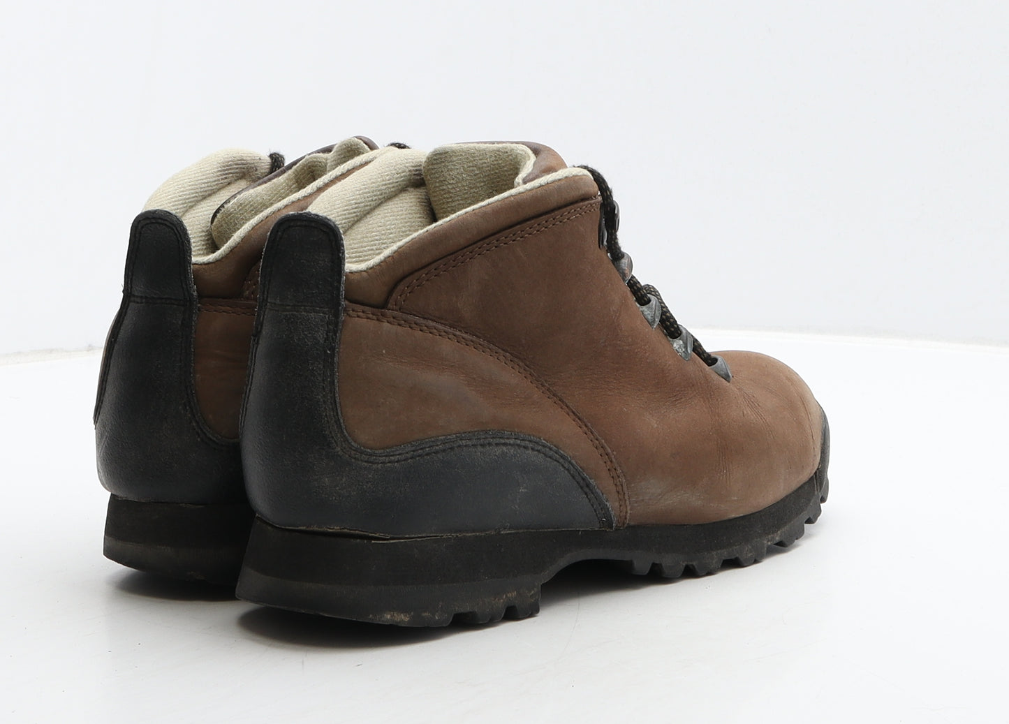 Hawkshead Womens Brown Leather Combat Boot UK 5