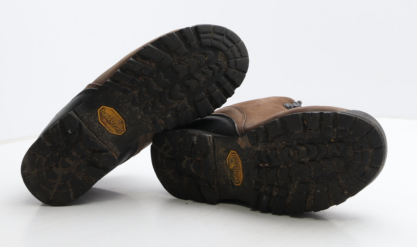 Hawkshead Womens Brown Leather Combat Boot UK 5