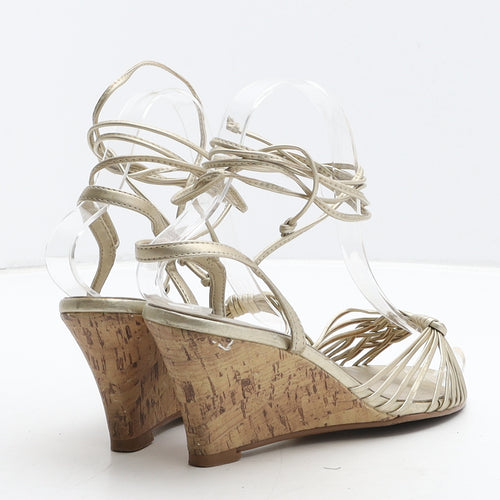 New Look Womens Beige Synthetic Slingback Heel UK 4 37