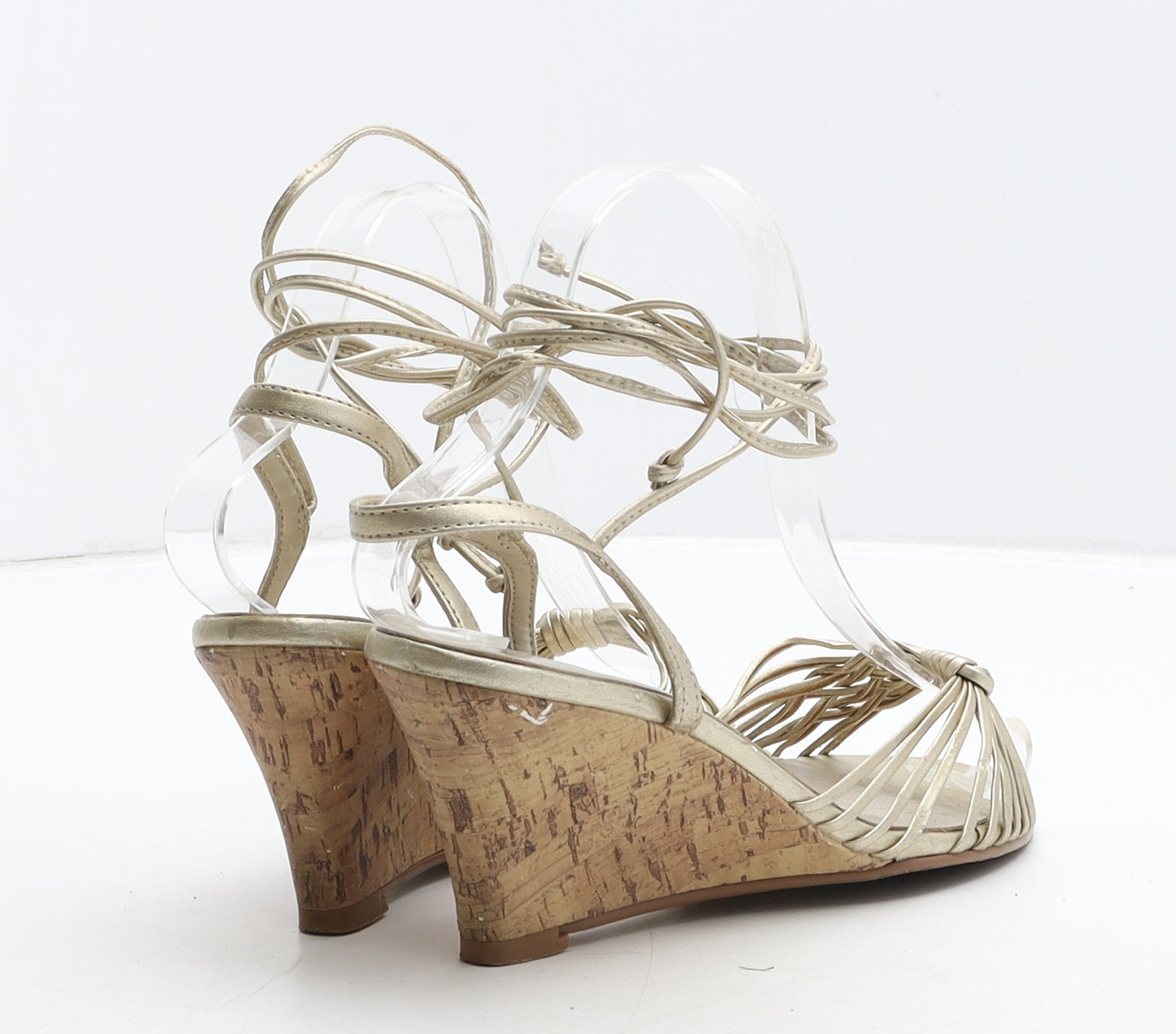 New Look Womens Beige Synthetic Slingback Heel UK 4 37
