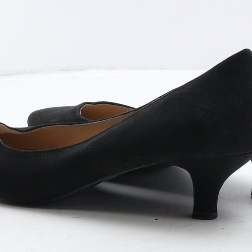 Profile Womens Black Suede Court Heel UK 7