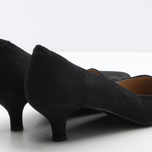 Profile Womens Black Suede Court Heel UK 7