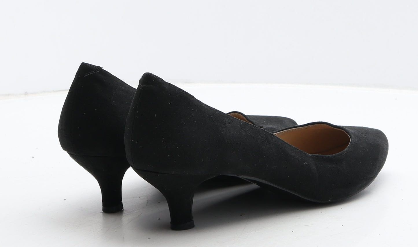 Profile Womens Black Suede Court Heel UK 7