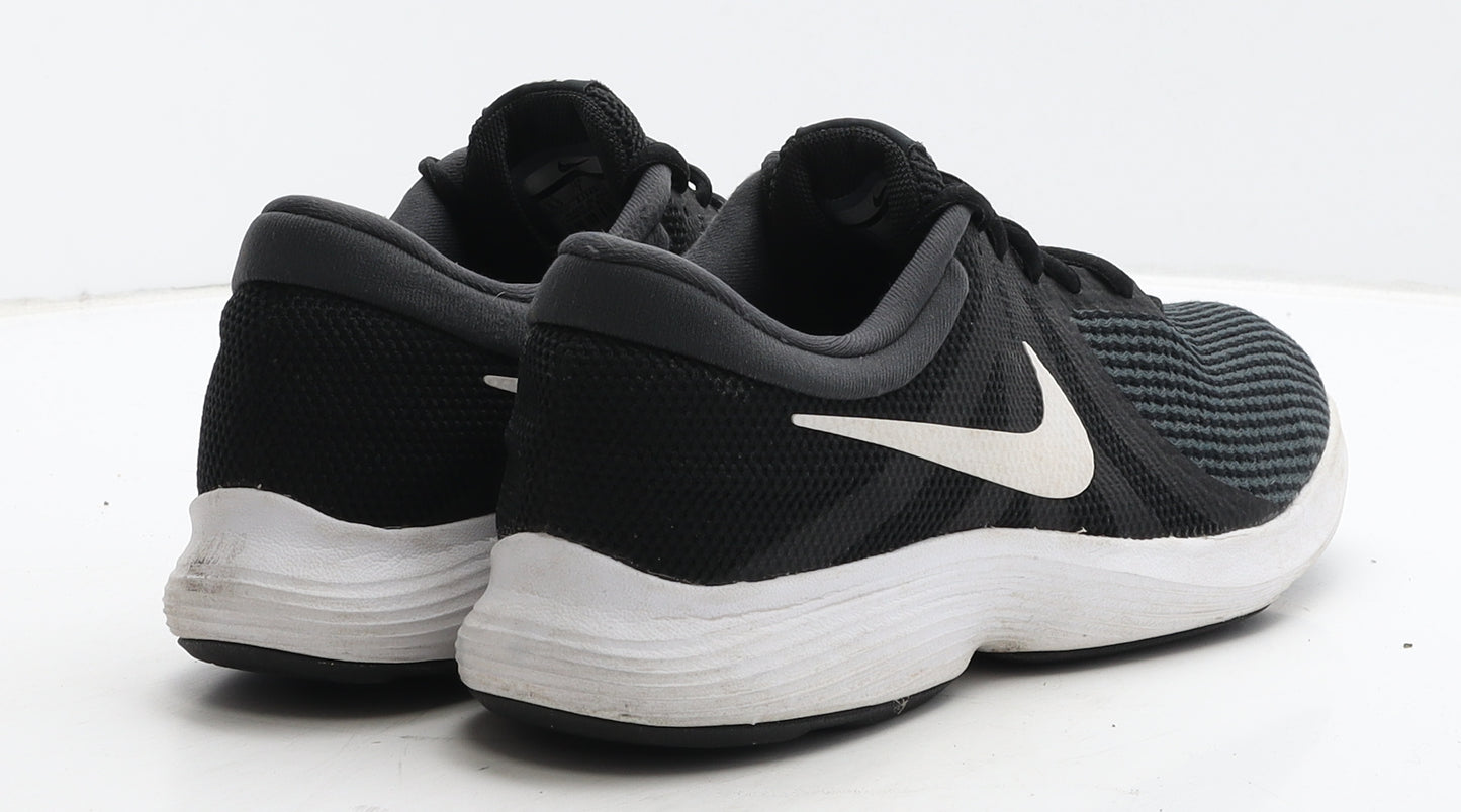 Nike Mens Black Geometric Fabric Trainer UK 7 41