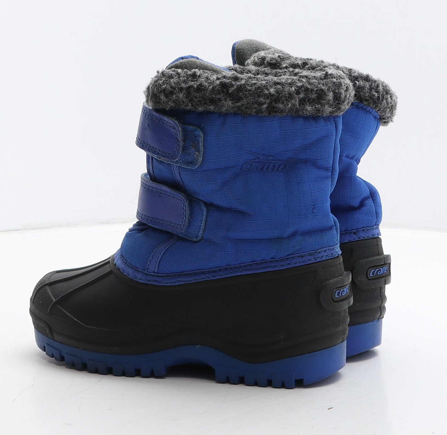 Crane Boys Blue Colourblock Synthetic Snow Boot Boot UK 12