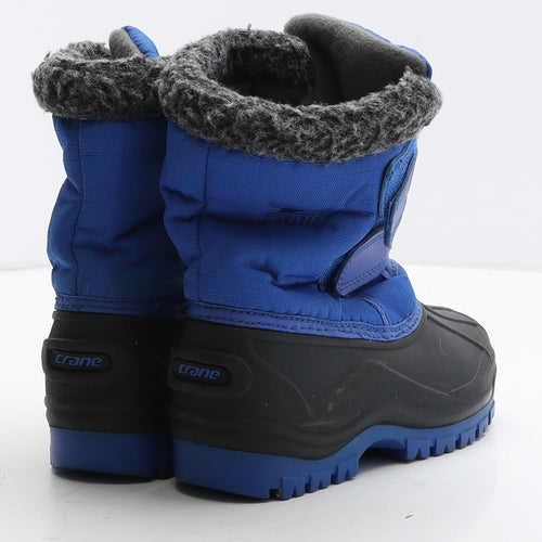 Crane Boys Blue Colourblock Synthetic Snow Boot Boot UK 12