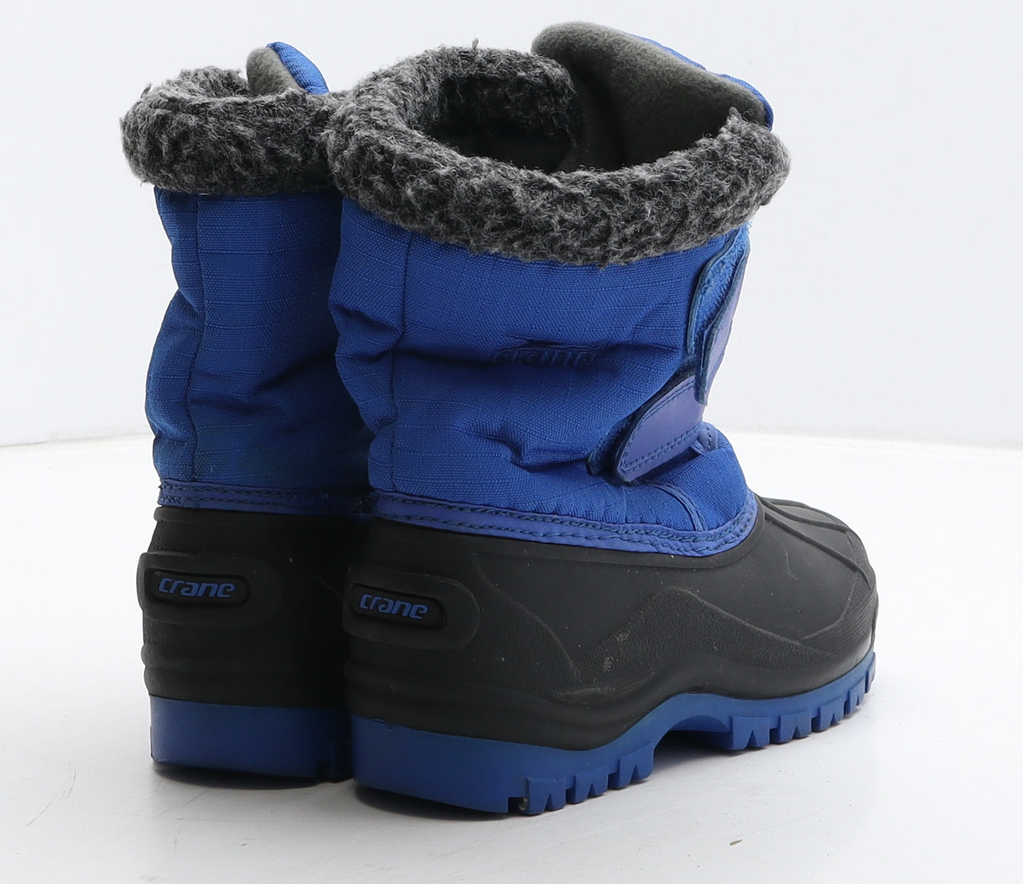 Crane Boys Blue Colourblock Synthetic Snow Boot Boot UK 12