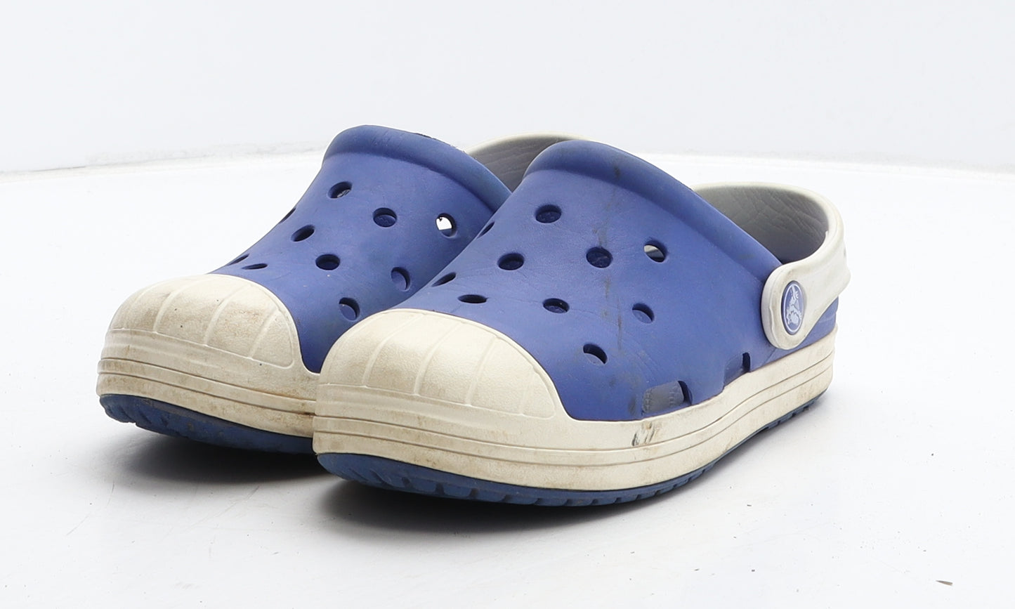 Crocs Boys Blue Colourblock Rubber Clog Casual UK 13 US 1