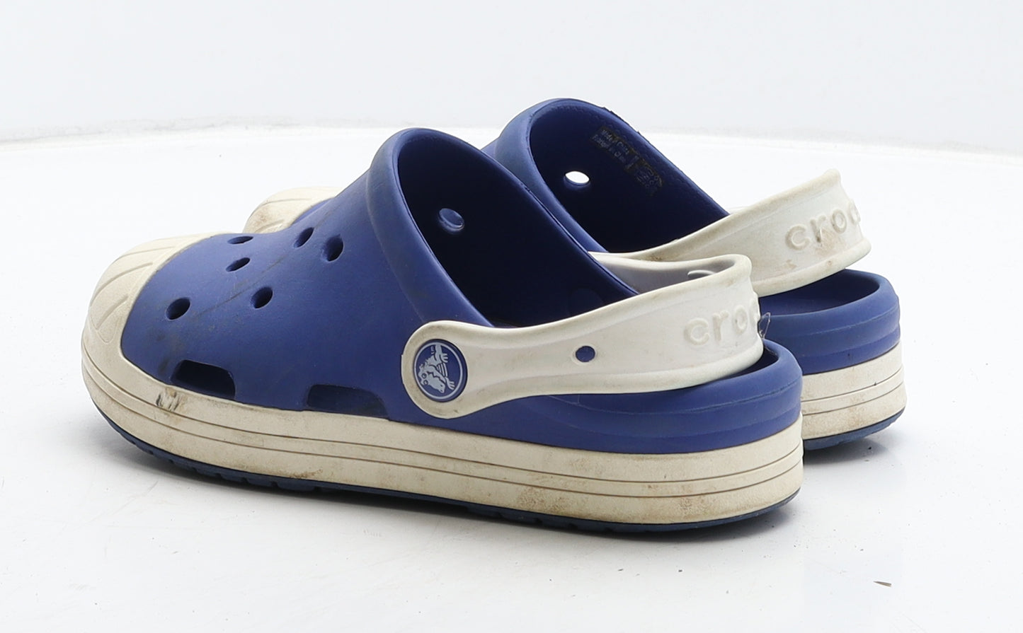 Crocs Boys Blue Colourblock Rubber Clog Casual UK 13 US 1