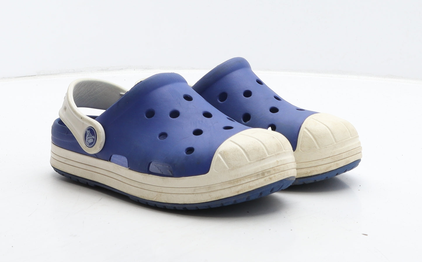Crocs Boys Blue Colourblock Rubber Clog Casual UK 13 US 1