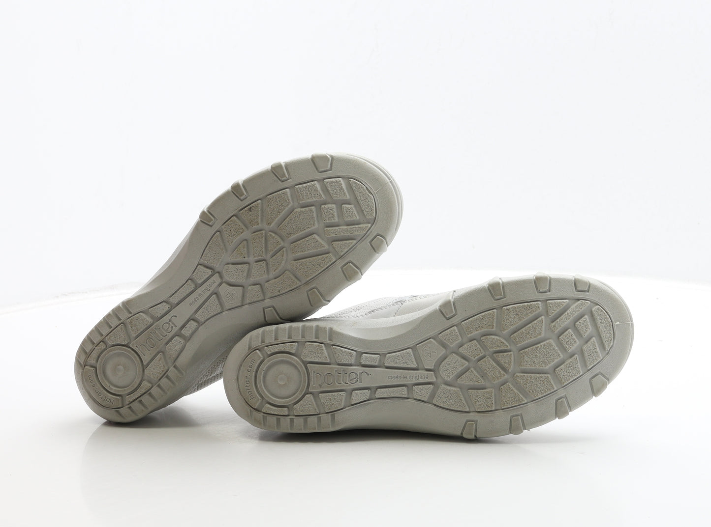 Hotter Womens White Leather Trainer UK 4 37