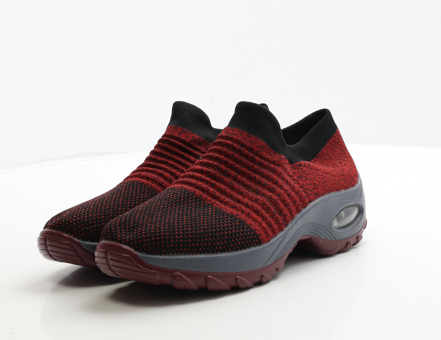 Preworn Womens Red Polyester Trainer UK 7 40