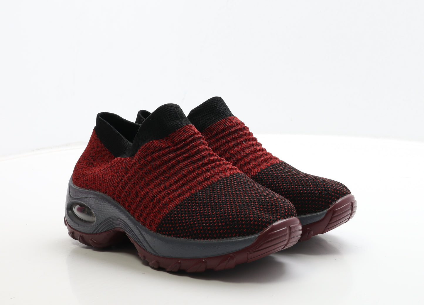Preworn Womens Red Polyester Trainer UK 7 40