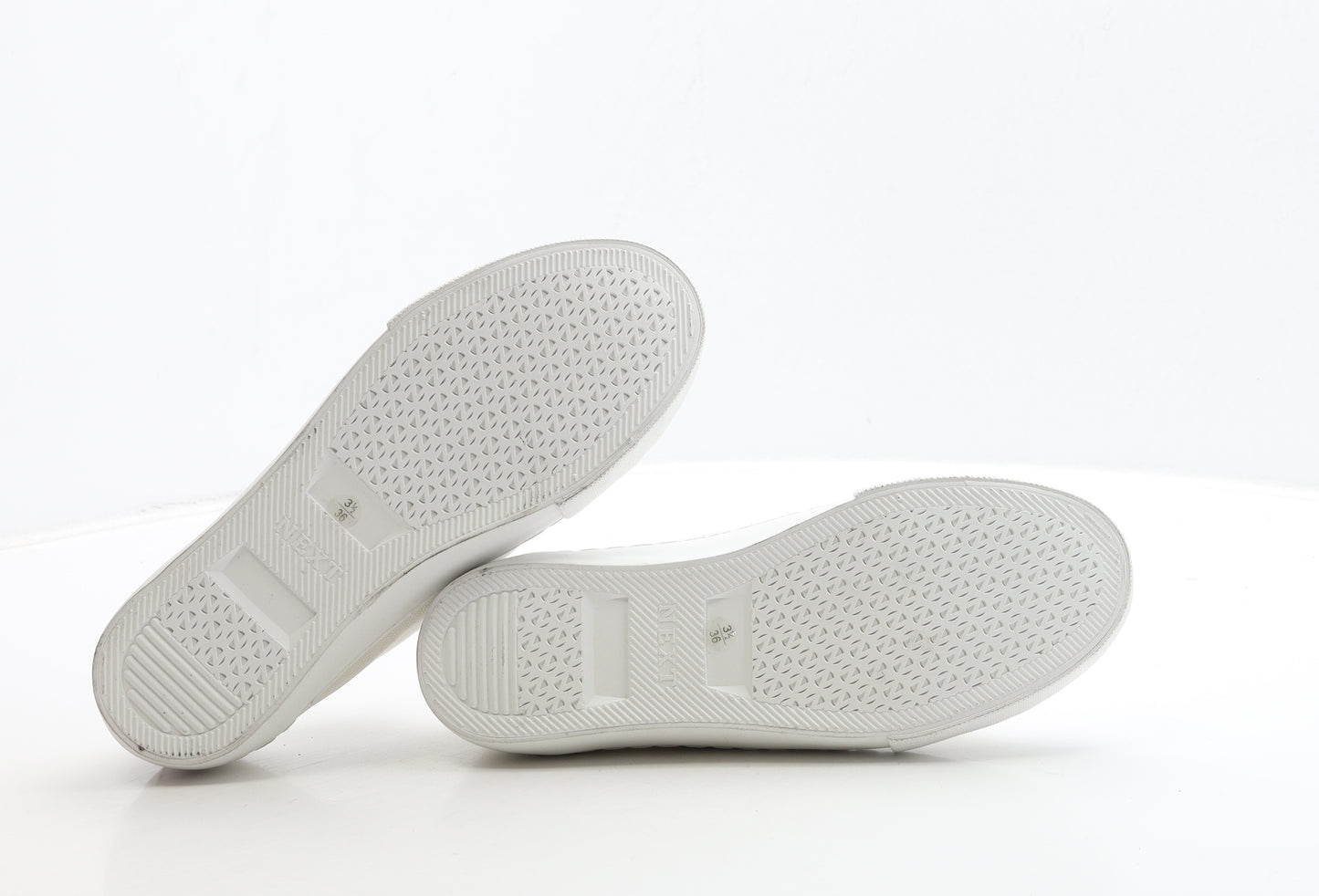 NEXT Womens White Fabric Trainer UK 3.5 36
