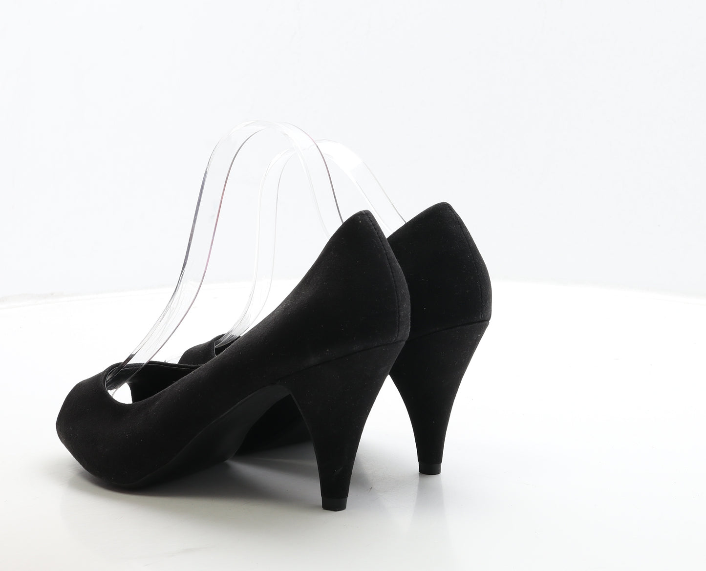 George Womens Black Suede Court Heel UK 6 39