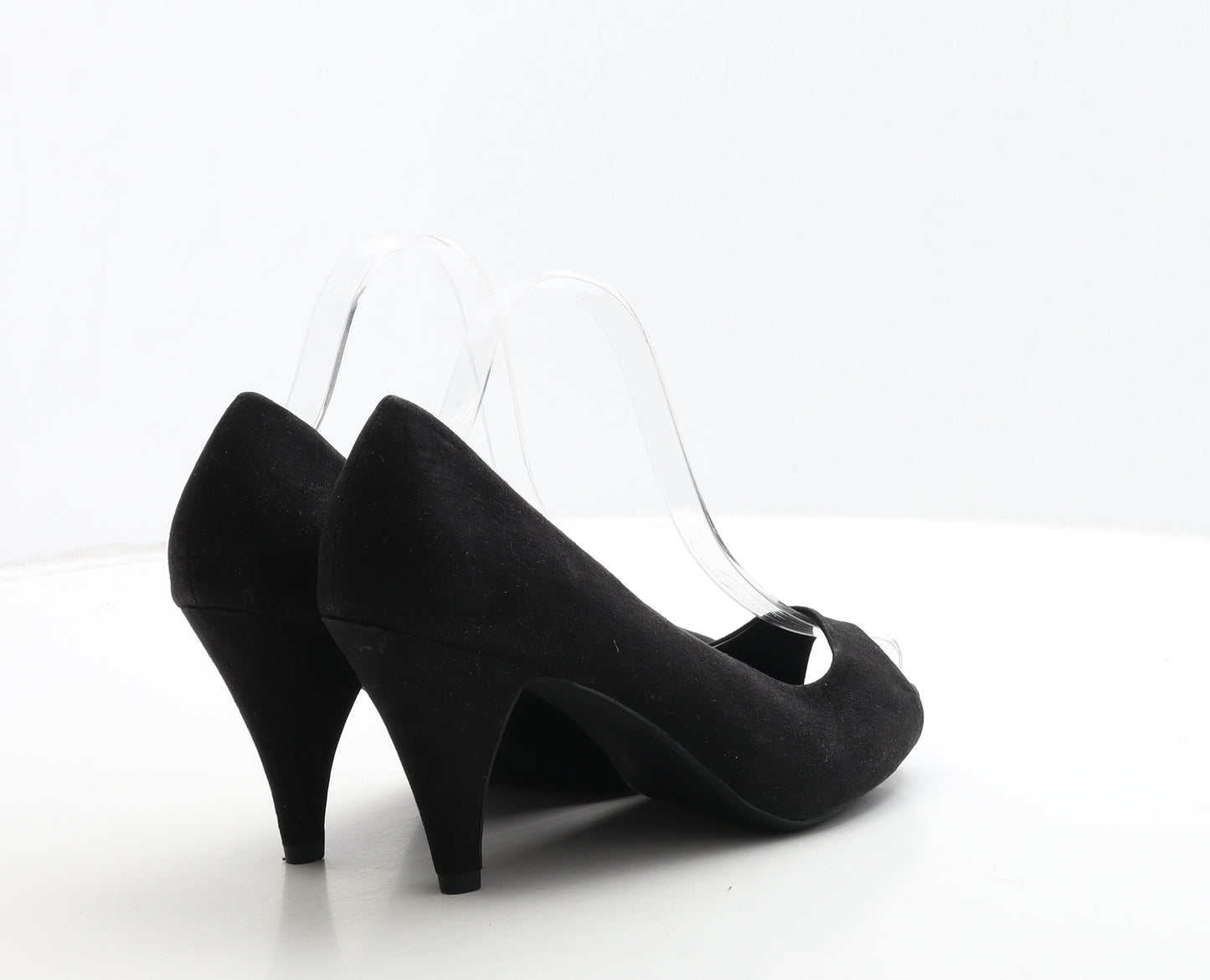 George Womens Black Suede Court Heel UK 6 39