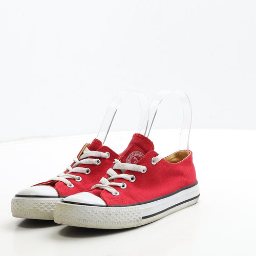 SoulCal&Co Boys Red Fabric Trainer UK 13 31.5