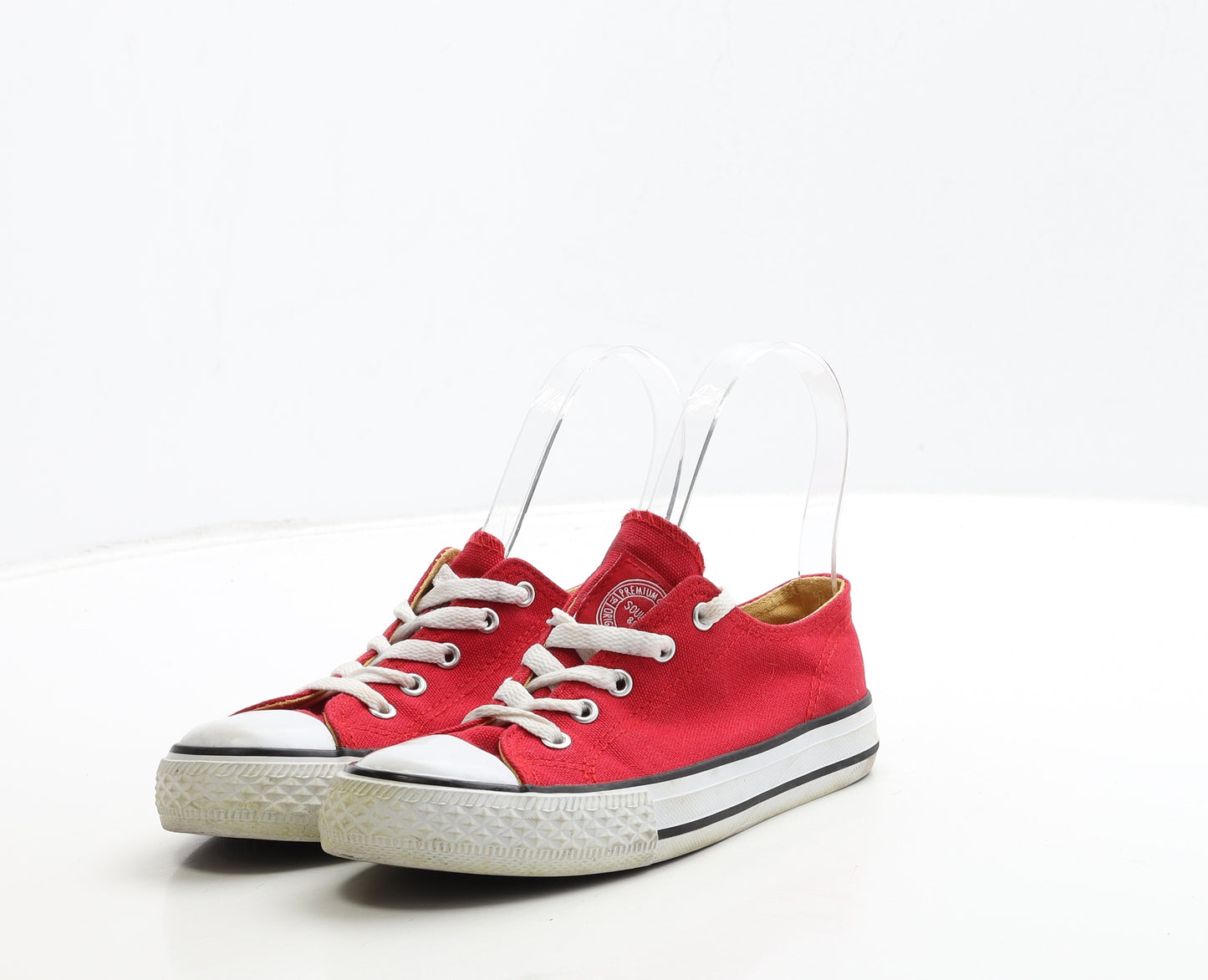 SoulCal&Co Boys Red Fabric Trainer UK 13 31.5