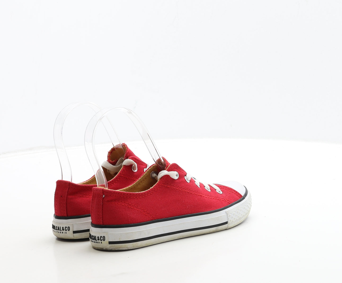 SoulCal&Co Boys Red Fabric Trainer UK 13 31.5