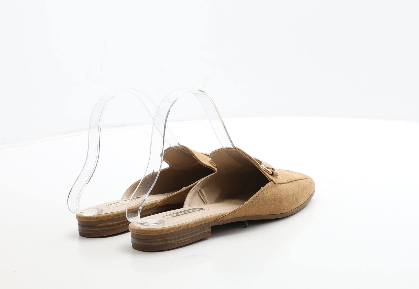 Primark Womens Brown Suede Slip On Flat UK 3 36
