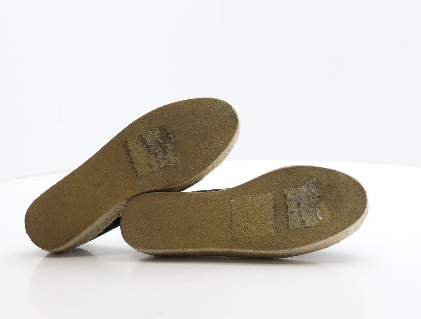 Primark Womens Black Suede Loafer Flat UK 4 37