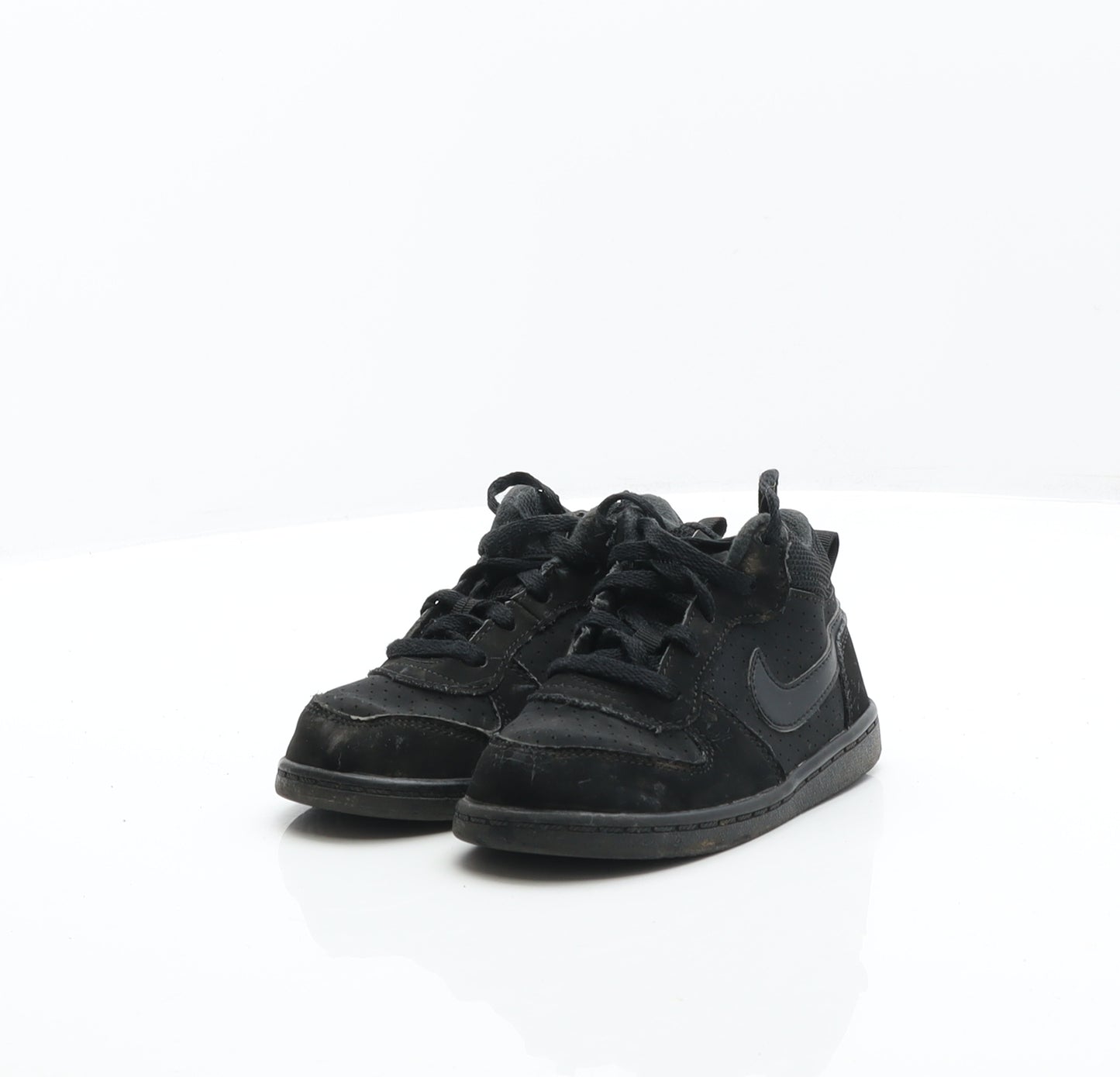 Nike Boys Black Leather Trainer UK 7.5