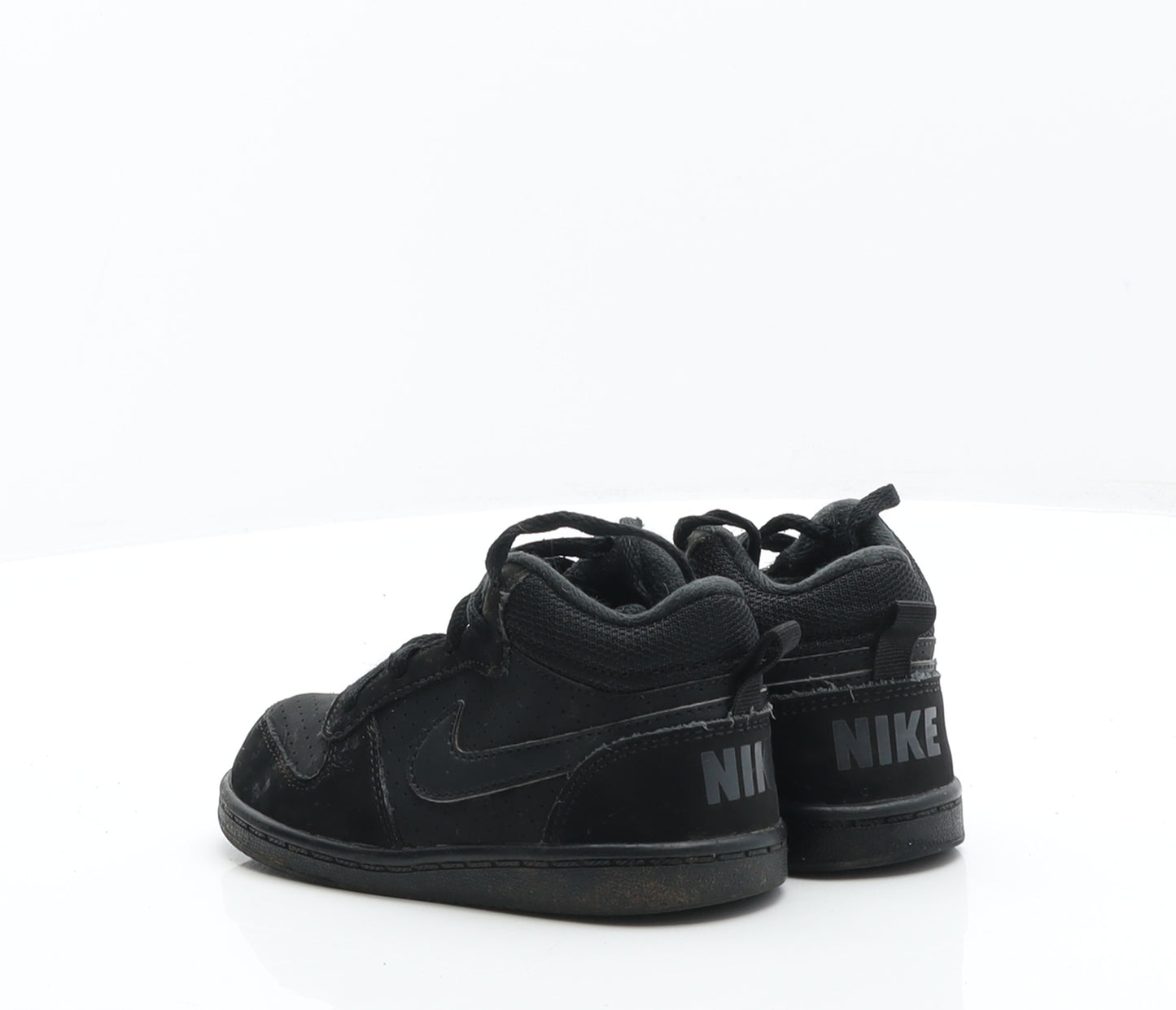 Nike Boys Black Leather Trainer UK 7.5