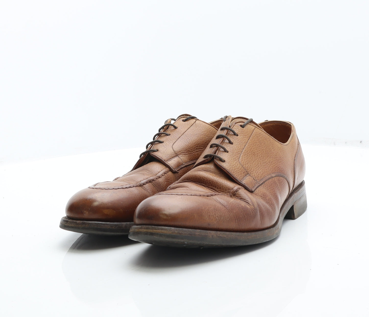 Crockett & Jones Mens Brown Angora Oxford Dress UK 10