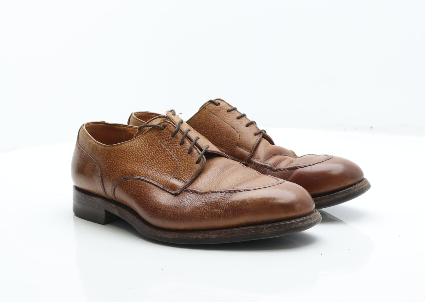 Crockett & Jones Mens Brown Angora Oxford Dress UK 10