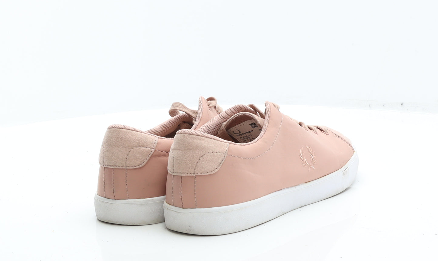 Fred Perry Womens Pink Leather Trainer UK 8