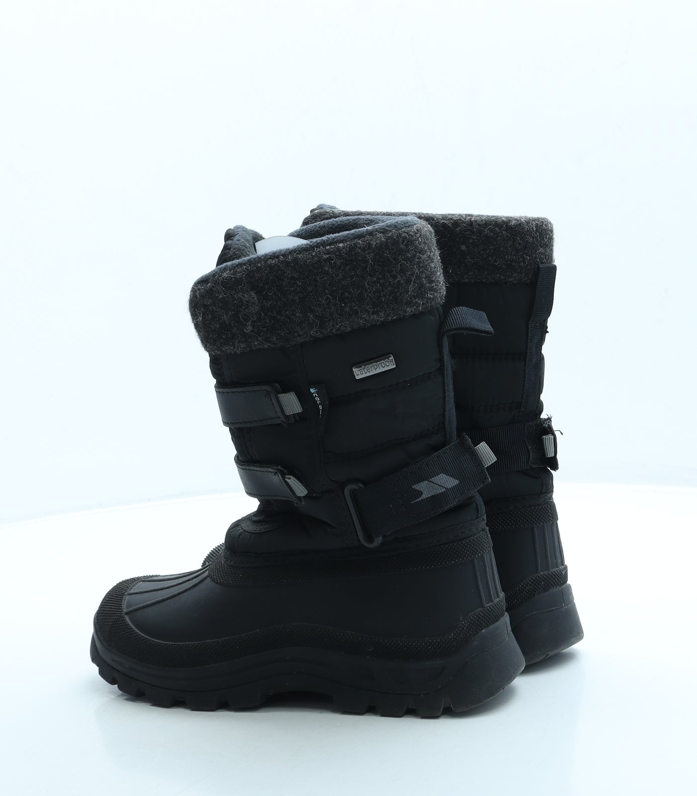 Trespass Boys Black Polyester Snow Boot Boot UK 1 33