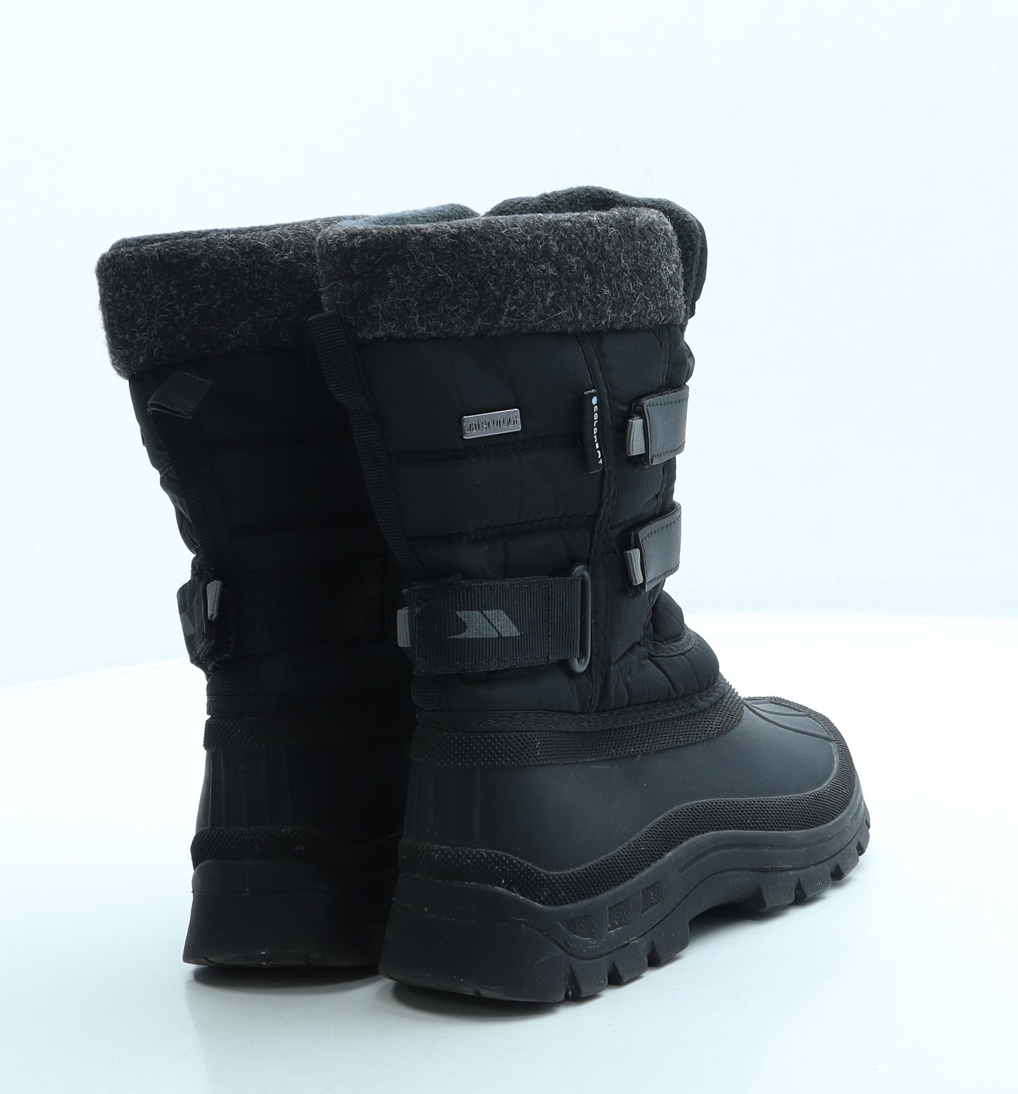 Trespass Boys Black Polyester Snow Boot Boot UK 1 33