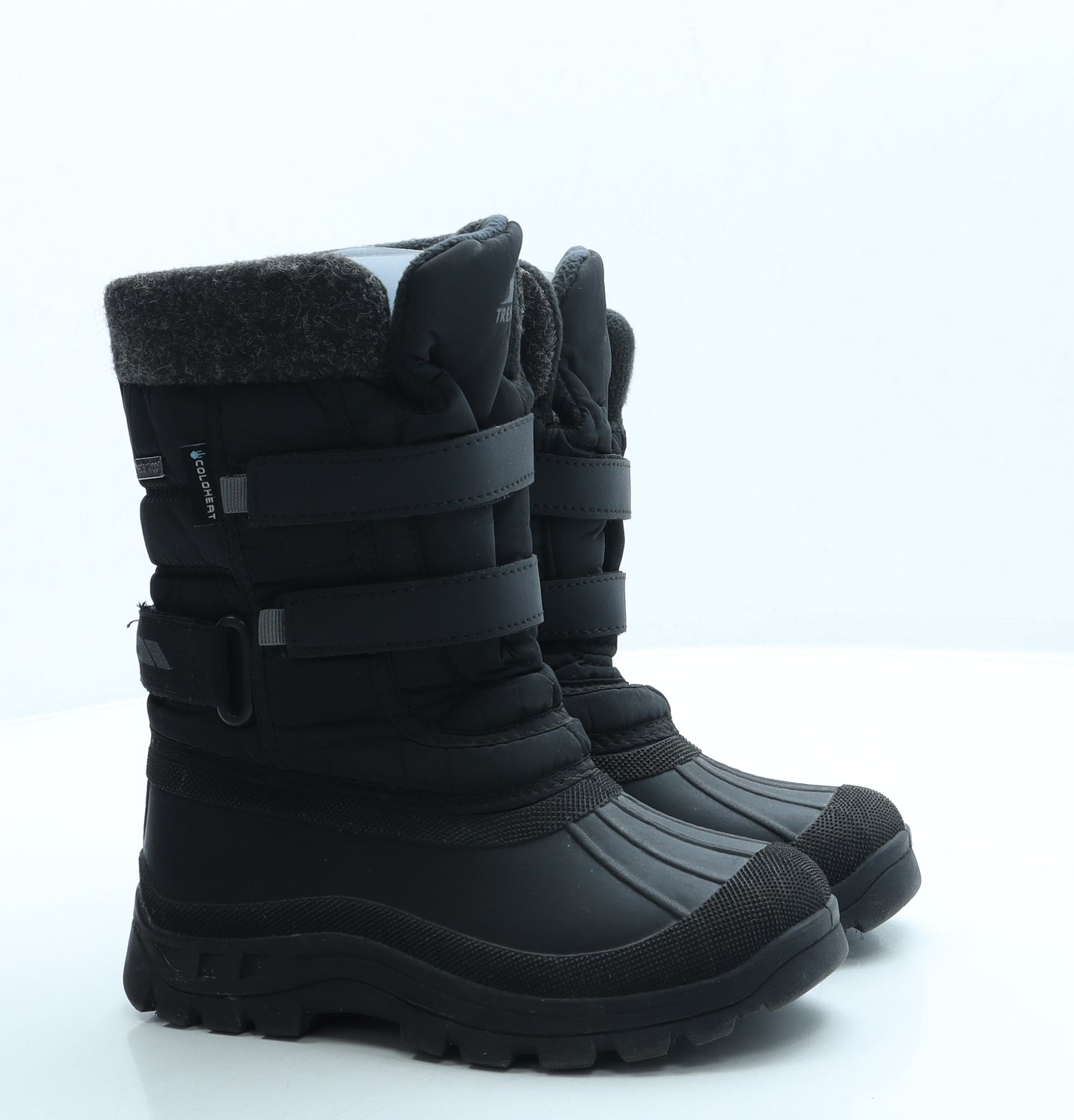 Trespass Boys Black Polyester Snow Boot Boot UK 1 33