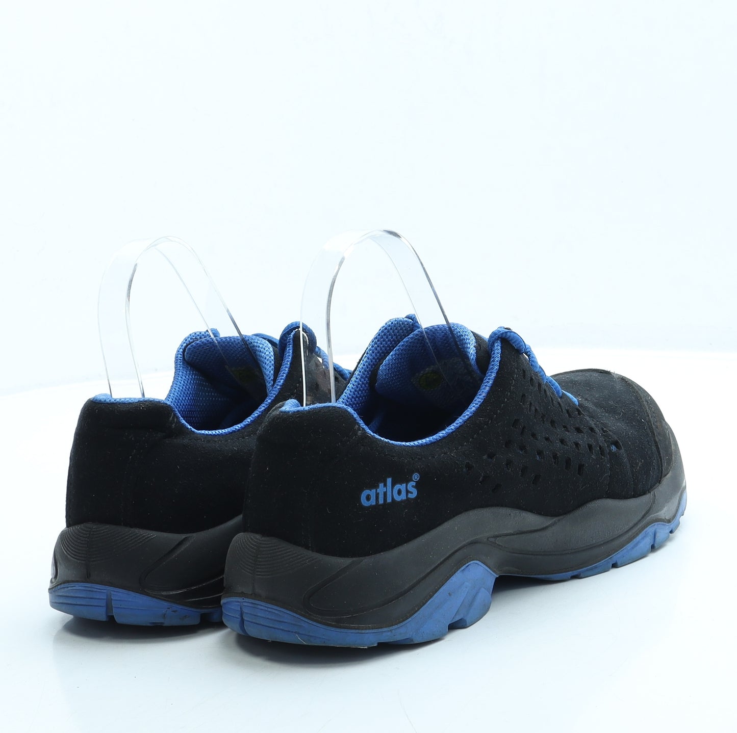 Atlas Mens Black Polyester Trainer UK 7 40