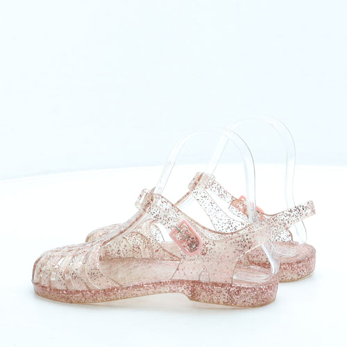 NEXT Girls Pink Rubber Fisherman Sandal UK 1