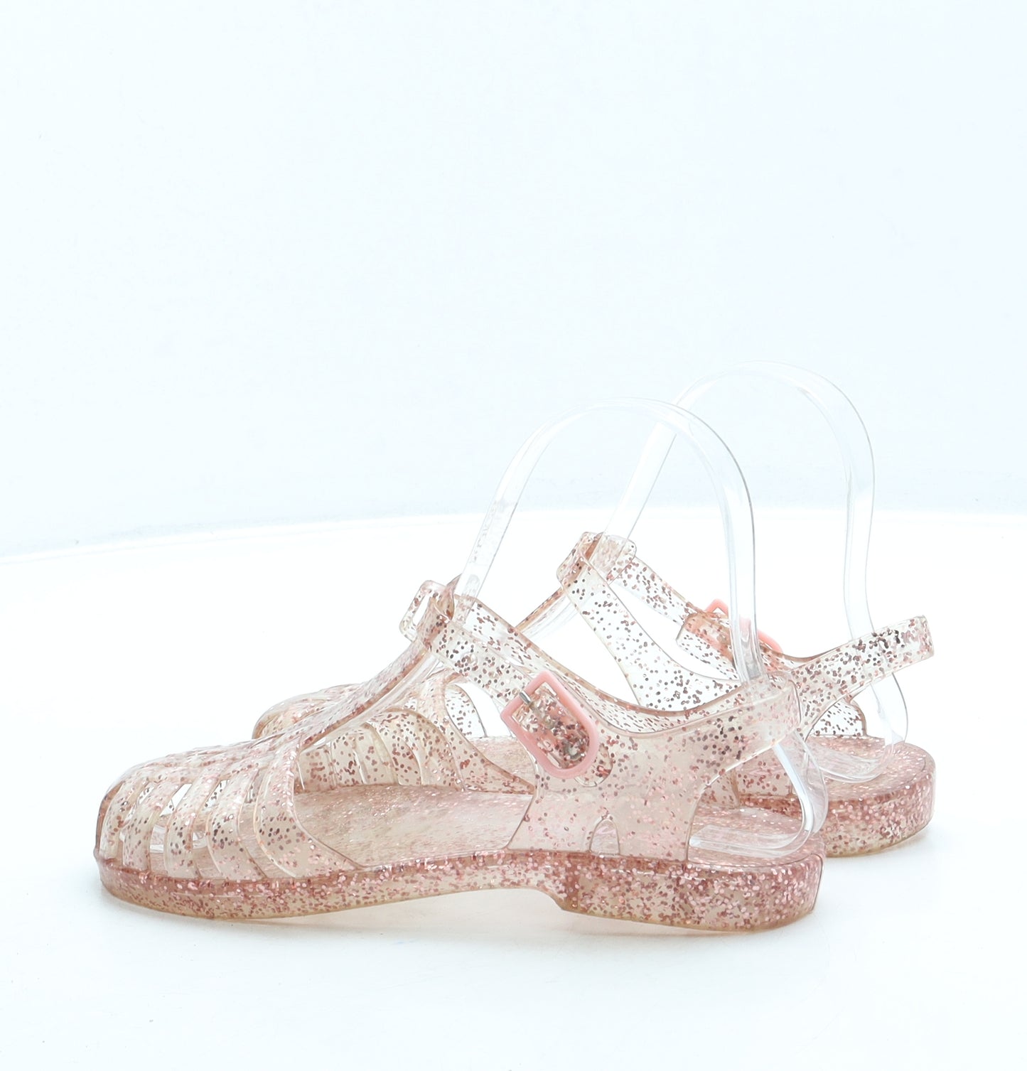 NEXT Girls Pink Rubber Fisherman Sandal UK 1
